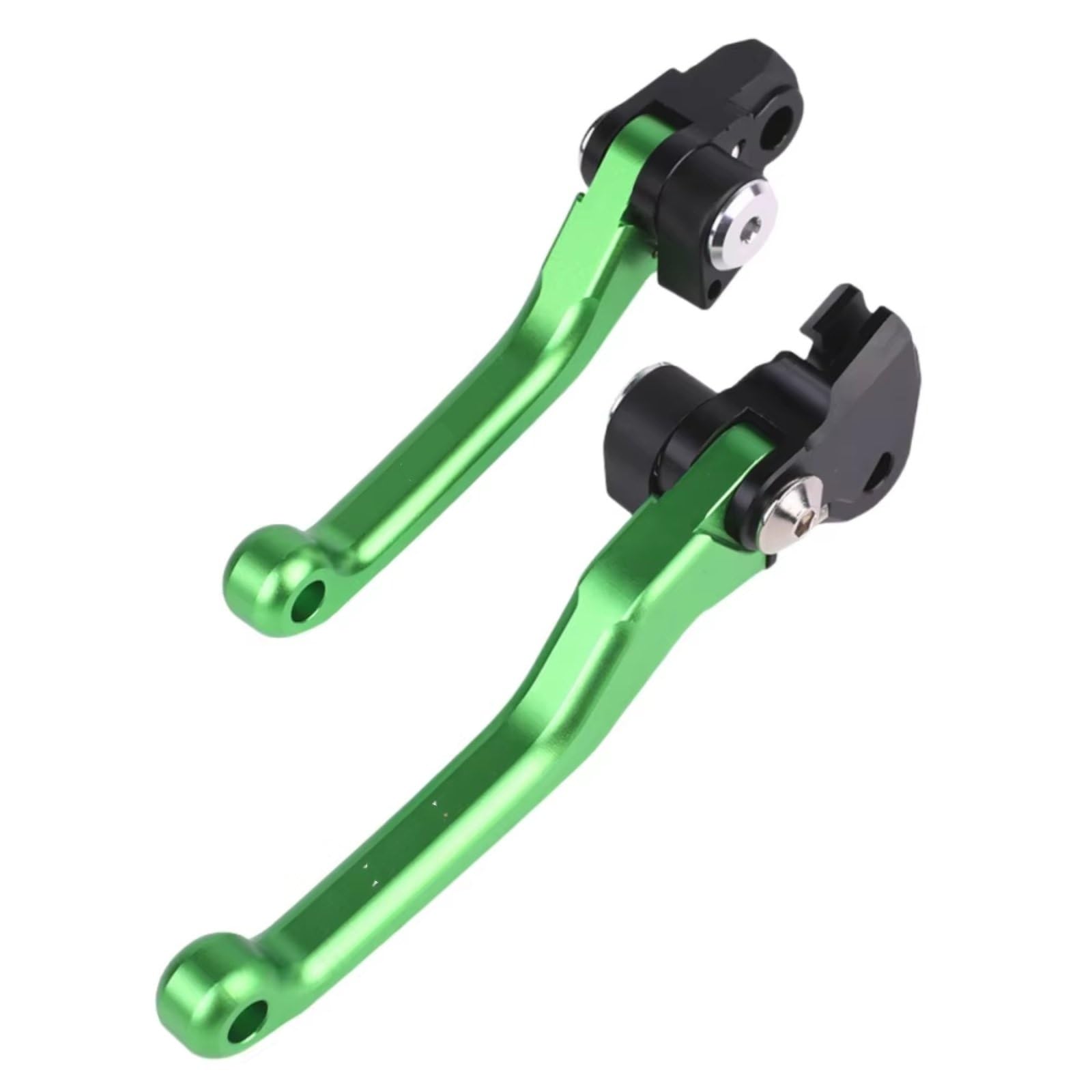 Naojino Green Brake Clutch Levers Compatible With For Kx65 For Kx85 2001-2023 For Kx110 2001-2021 Motorcycle Handlebar Clutch Levers Control Handle Brake Lever(Green)
