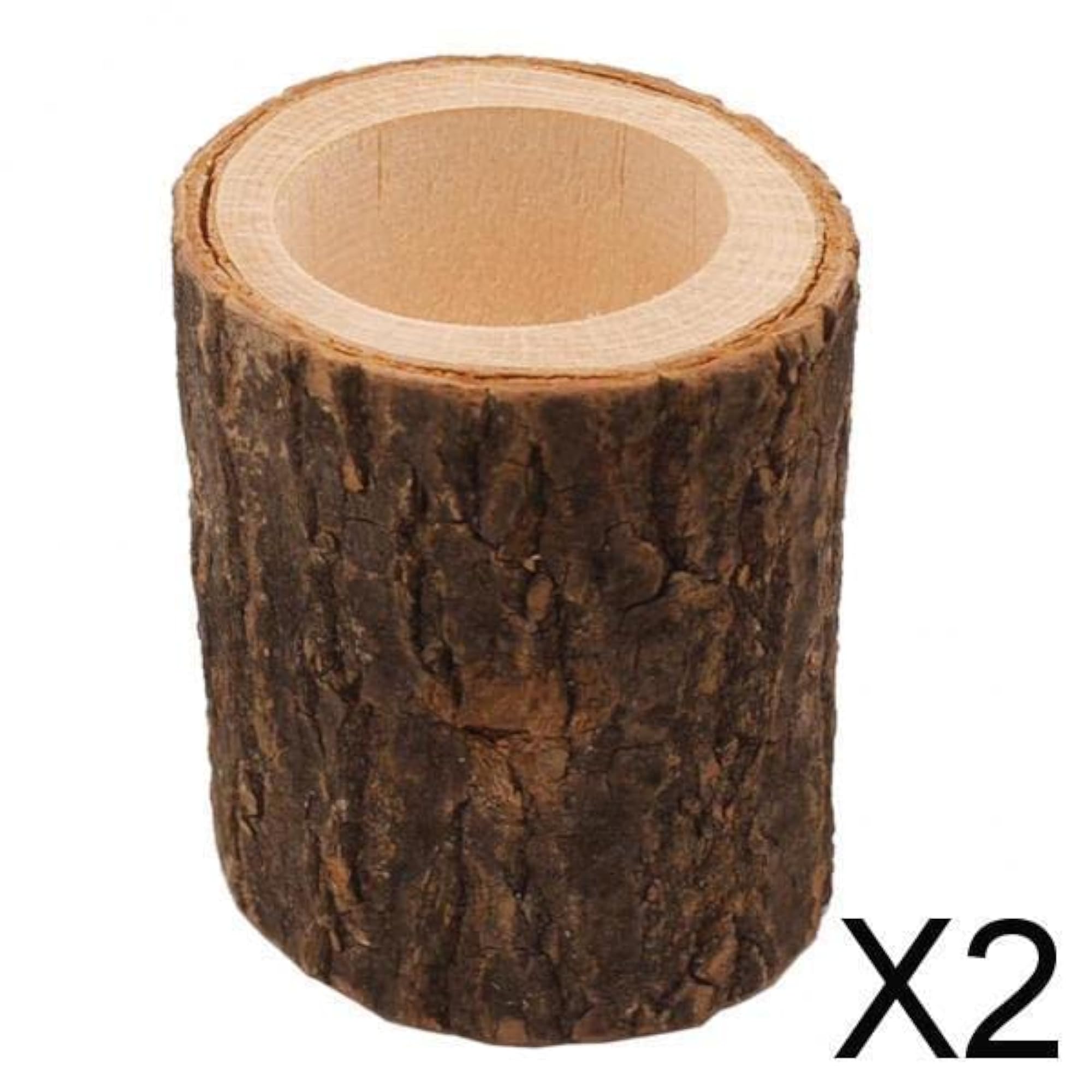 Tree Stump Wooden Candle Holder for Wedding Decor