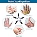 Sumifun Buddy Finger Wraps, Pack of 10 Finger Tapes for Broken, Sprained, Fractured Finger, Finger Straps for Jammed, Swollen, Dislocated Joint (Black)