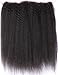 Chantiche Italian Yaki 13x4inch Lace Frontal Closure With Baby Hair Brazilian Remy Human Hair Kinky Straight Free Part Full Lace Clsoure Bleached Knots 12Inch Natural Color