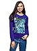 Produktbild oodji Ultra Damen Bedrucktes Baumwoll-Sweatshirt, Blau, DE 36 / EU 38 / S