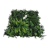 Eawfgtuw Wandpaneele für künstliche Blumen, 50 x 50 cm, UV-beständig, realistisch, für Innen- und Außenbereich, Gartendekoration für Haus und Terrasse, Haustiersicher (B)