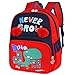 Mochilas Infantiles, Mochila para Niños para Niños Pequeños/Niñas de 3-6 Años Infantil para Niños Primaria Pequeña Guardería Linda Mochila Preescolar Dinosaurios Mochila - Rojo