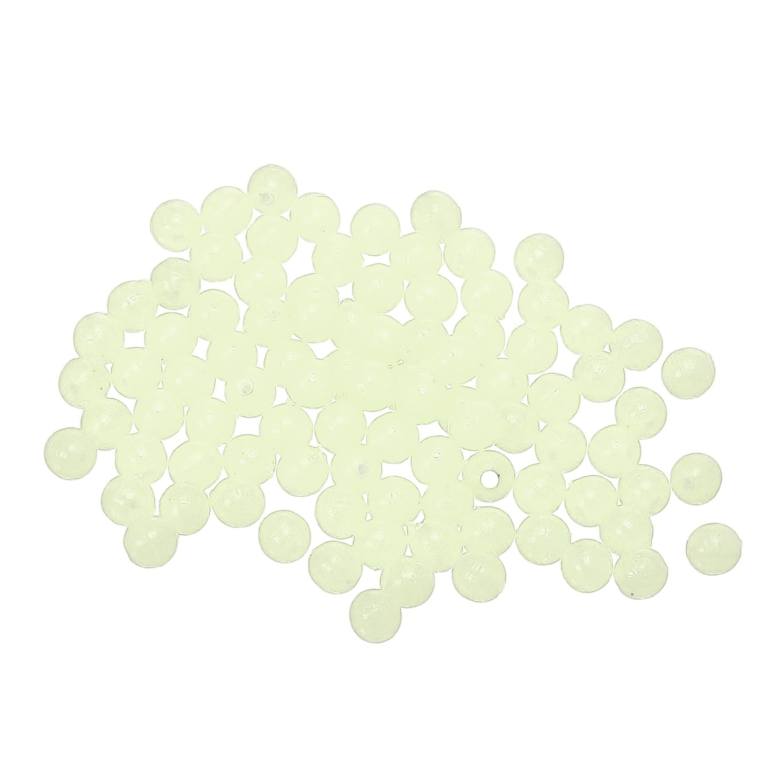 YELARXI Fishing Beads Glow Soft Plastic Fish Rigs 3 mm (1000 Pack, Natural Color)