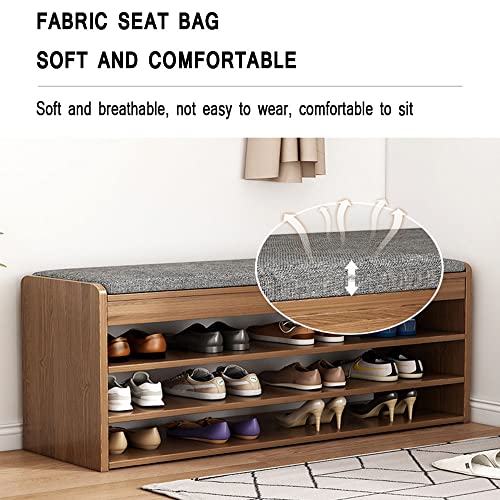 Banc à chaussures compact pour optimiser l'espace des entrées étroites - 5