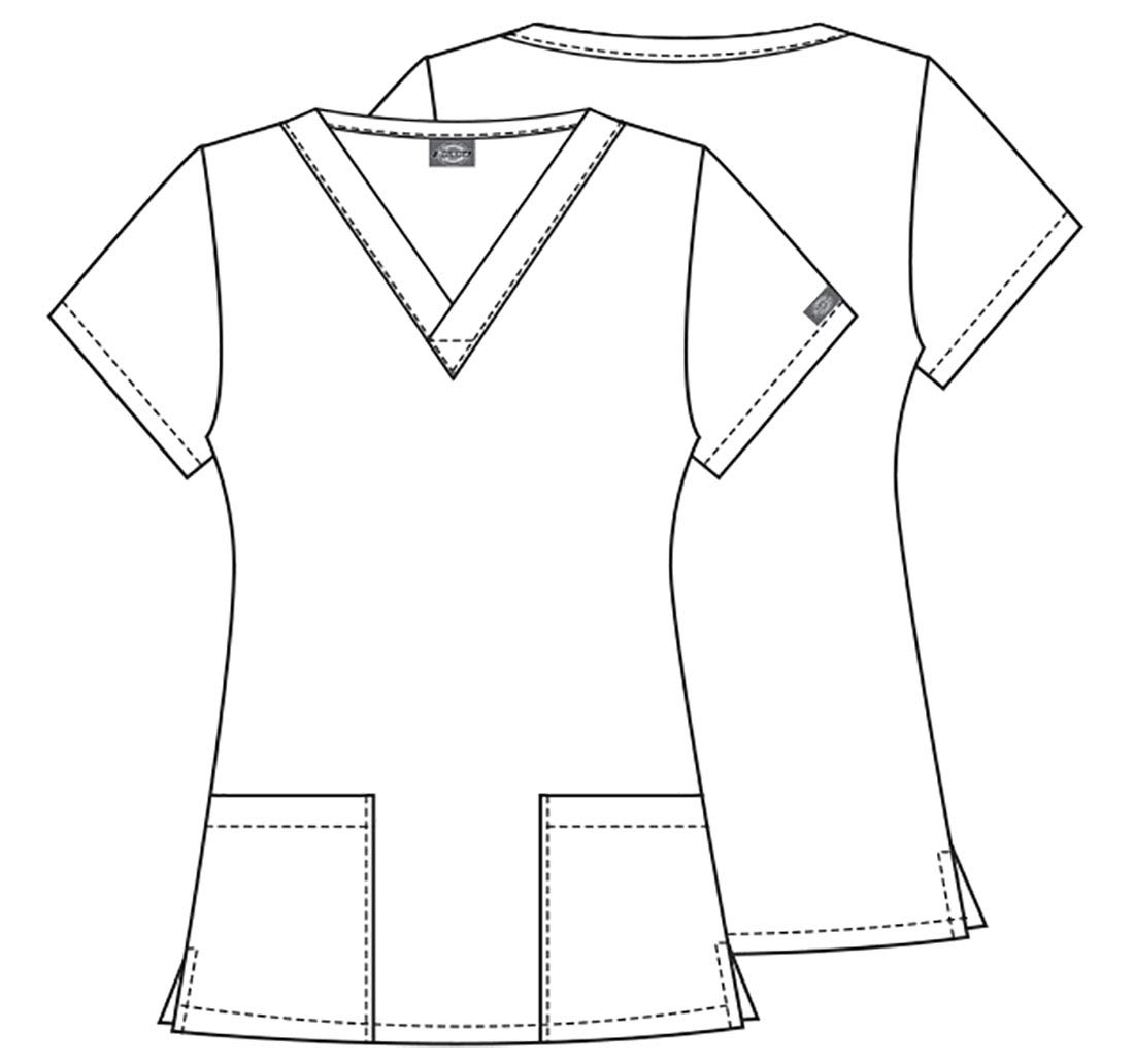 Dickies V-Neck Top Camice Medico Donna