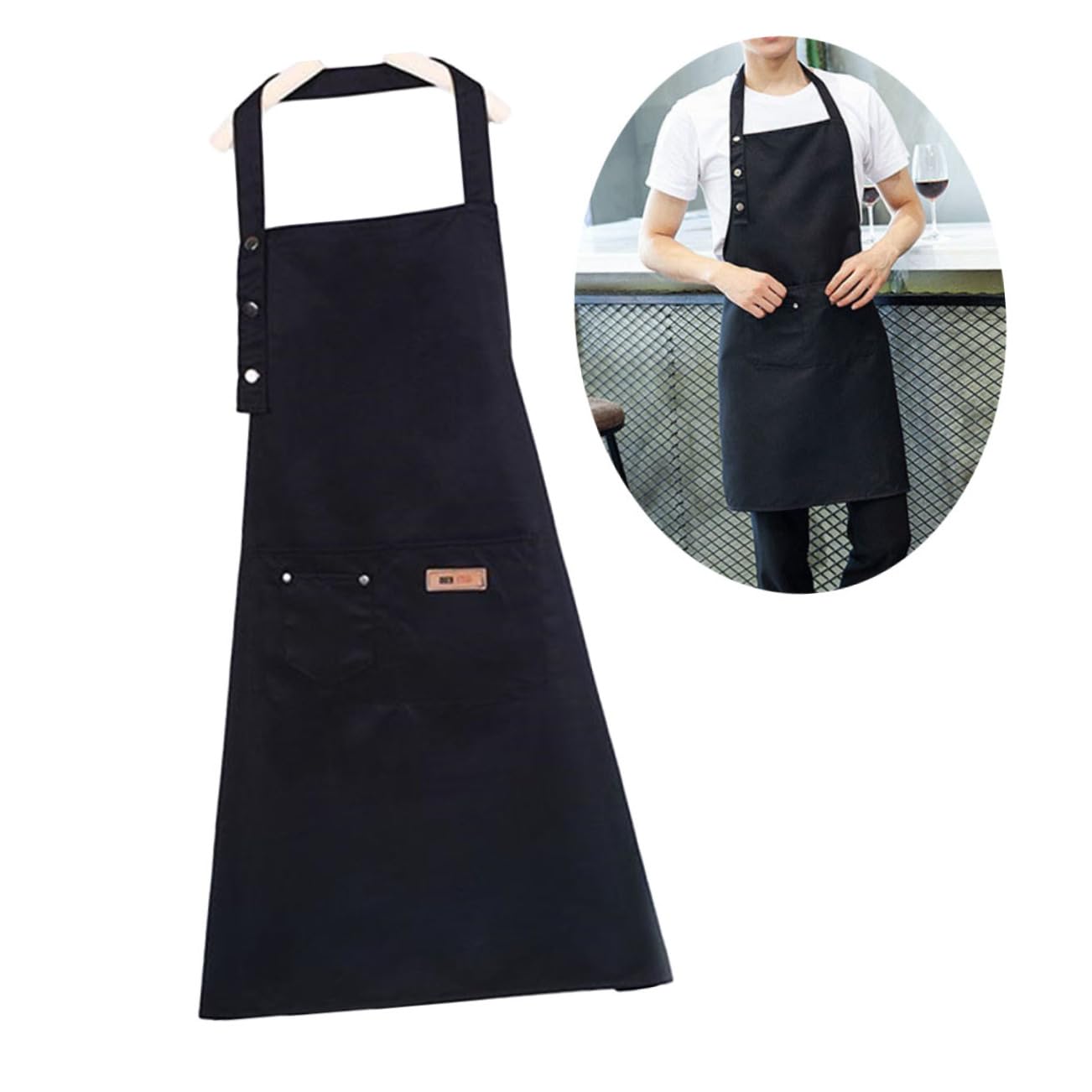 MAGICLULU 2 Piezas Delantales De Cocina Delantal Para Adultos Ajustable Para Niños es De Parrilla Para Hombres Bata es De Barbacoa