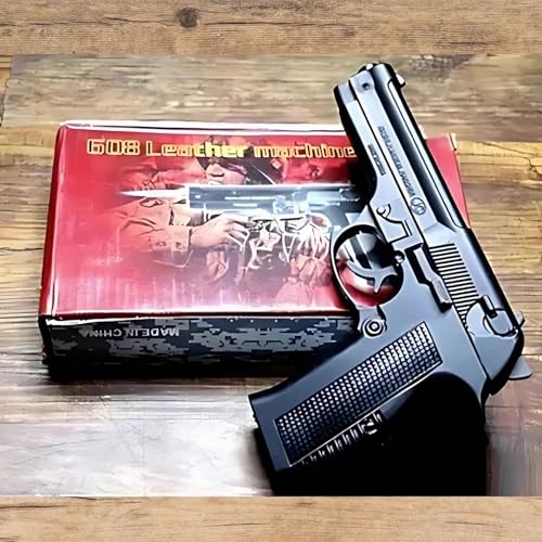 Image of Heavy Metal Gun Shaped Windproof Lighter, Cast Iron and Steel Construction, Black, Pack of 1