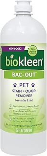 Sponsored Ad - Biokleen Bac-Out Pet Stain Remover - 32 Ounce Spray - Enzymatic, Natural, Destroys Stains & Odors Safely, f...