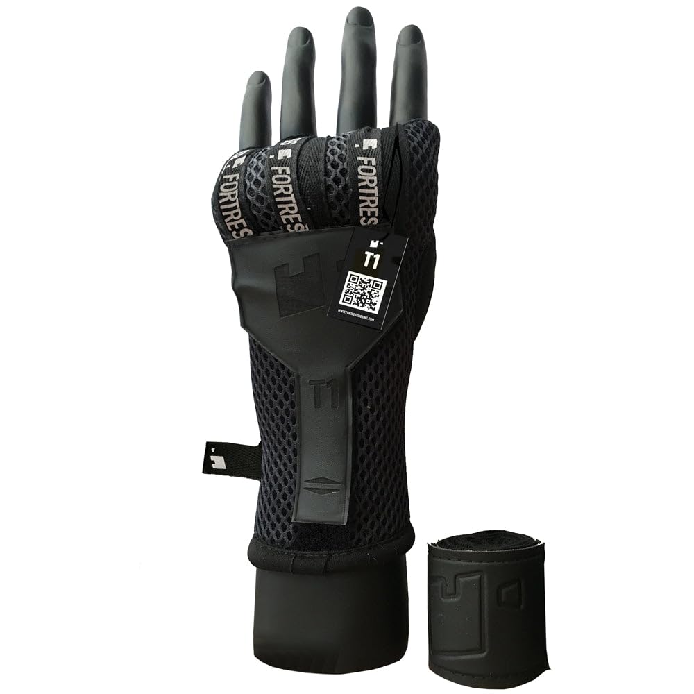 Fortress Boxing T1 Fastwraps Bandages pour Les Mains au Design breveté pour Kickboxing, Muay Thai, MMA