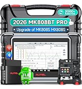 Autel Scanner MaxiCOM MK808BT PRO, 2026 V2.0 Bidirectional Diagnostic Tool as MK900BT MK900 MX900...