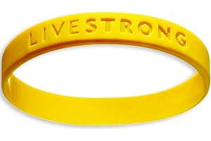 Official Livestrong Yellow Cancer Support and Awareness Wellness Wristband Bracelet