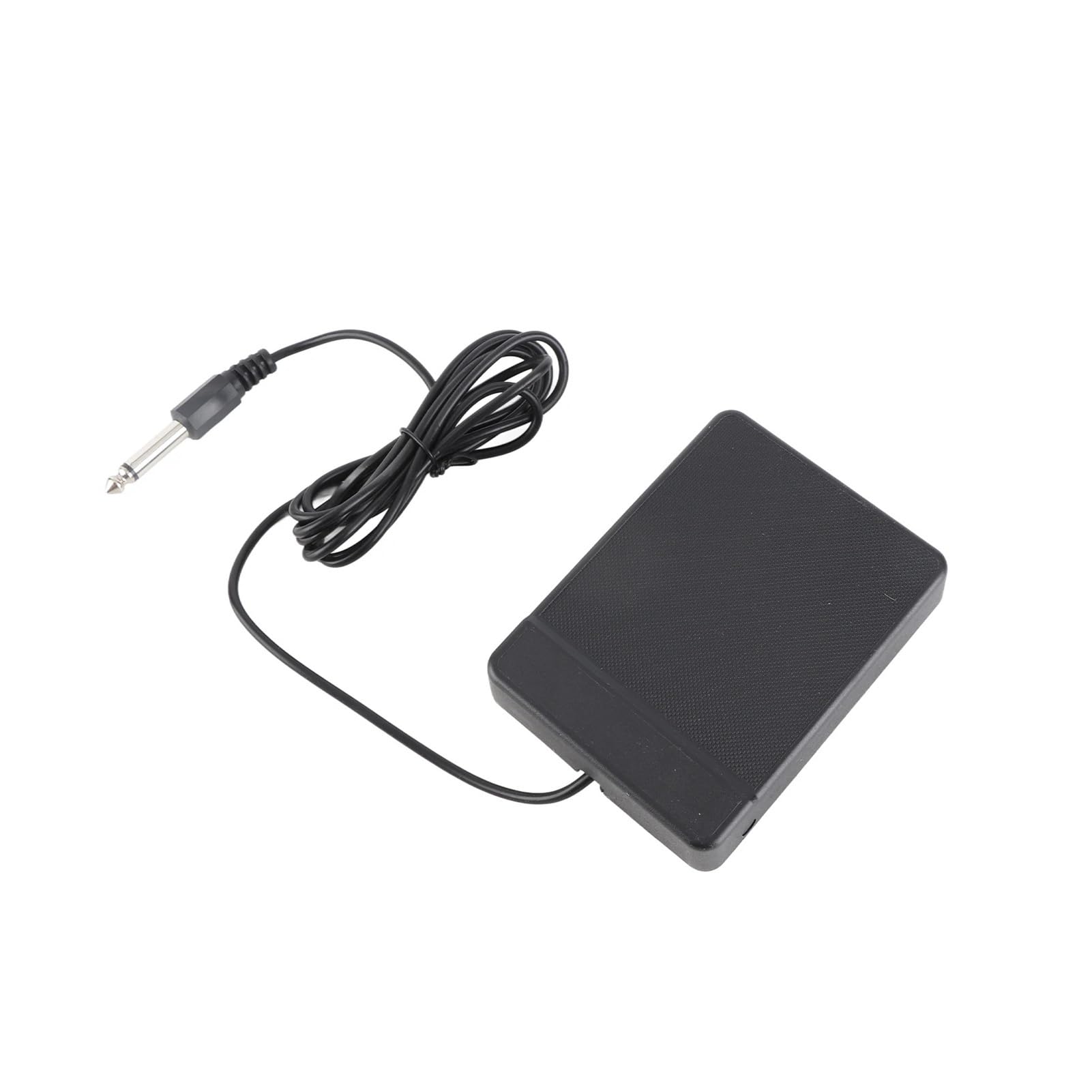 Pedale smorzatore di sostegno universale singolo, accessorio for controllo a pedale silenzioso adatto a tastiera elettronica, pianoforte pieghevole a mano(6.35mm)