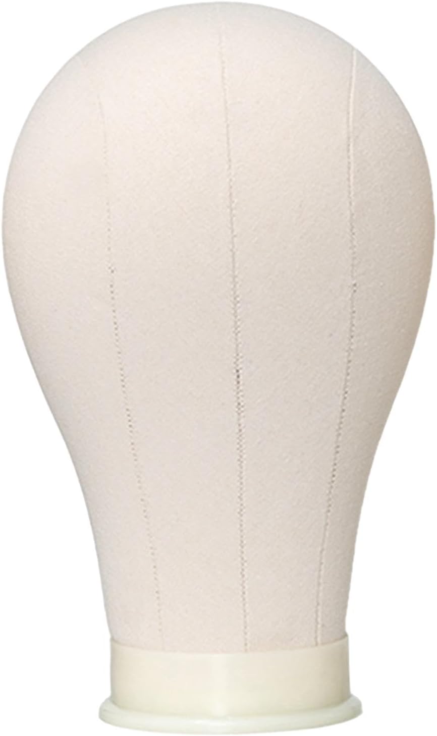 harayaa Wig Display Stand with Canvas Head and Mounting Features for Barbershops, 24inch