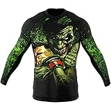 SMMASH The Choker Rashguard Herren Kampfsport Langarm, Sport Longsleeve Atmungsaktiv und Leicht, Sportoberteile für MMA, Krav MAGA, BJJ, Slim Fit Funktionsshirt Herren, Hergestellt in der EU (L)