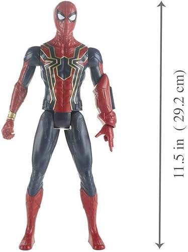 Miniatura 3 de Avengers Marvel Titan Hero Series Iron Spider - Figura de acción de superhéroe a escala de 12 pulgadas con puerto Titan Hero Power Fx
