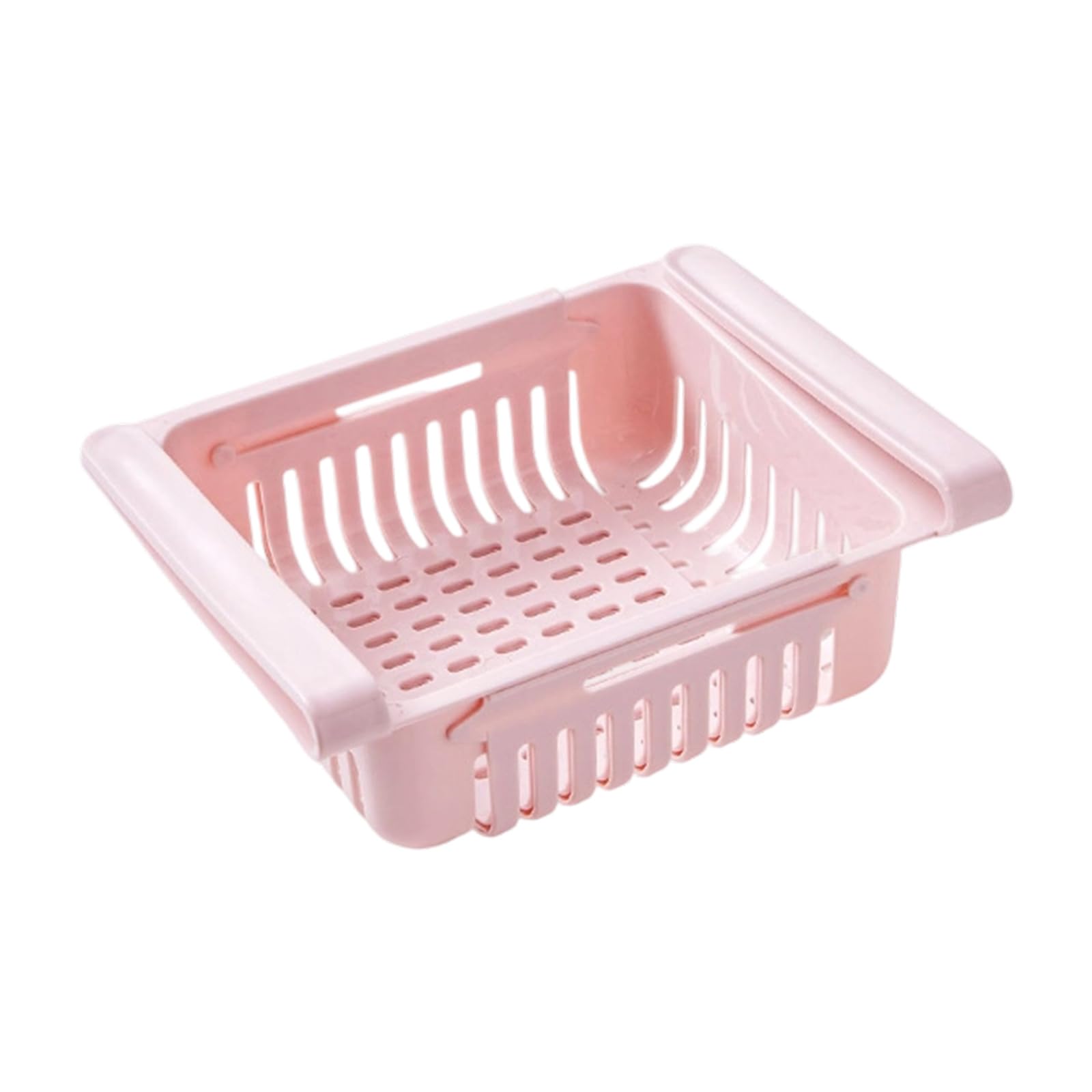 Xjdzineq Scalable Refrigerator Storage Basket Expandable Storage for Fridge Shelves