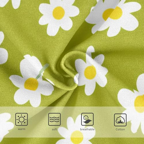 Daisies Yellow Olive Green Toddler Girls Underwear 2t Cotton Cute Panties Girl Personalized Underpants Briefs3