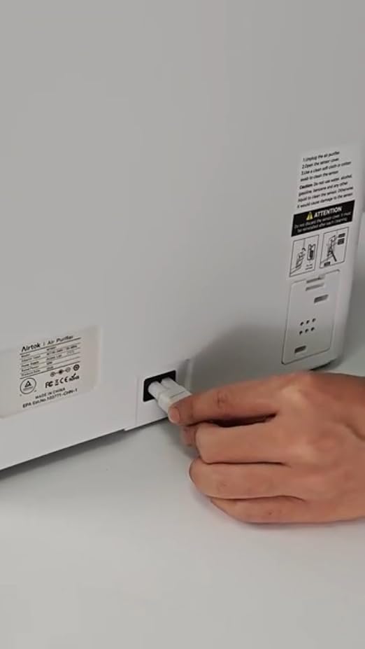 AIRTOK Purificatore d'Aria, per Casa 170m², Filtro HEPA Rimuove 99 — immagine 15 di 16