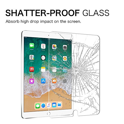 Fintie Tempered Glass Screen Protector For Ipad 9Th / 8Th / 7Th Generation (2021/2020/2019) 10.2 Inch & Ipad Air 3Rd Gen (2019) 10.5" & Ipad Pro 10.5" 2017 - Anti Scratch Premium Hd Clear 9H Hardness #TOP4