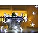 Twinkle Star 33FT 100 LED Star String Lights, Plug in Fairy String Lights Waterproof, Extendable for Indoor, Outdoor, Wedding Party, Christmas Tree, New Year, Garden Decoration, White