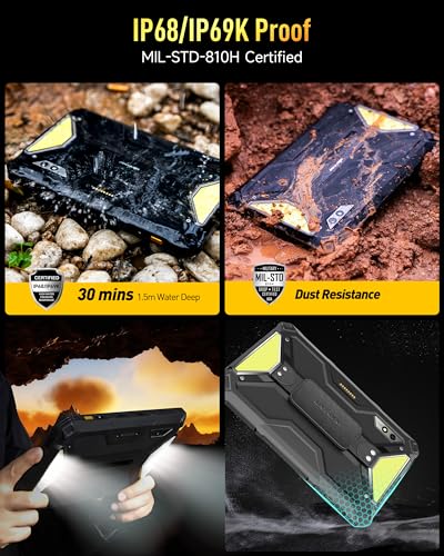 Image of Ulefone Armor Pad 3 Pro Rugged Tablet 4G, 33280mAh(66W), 10.36 inch 2K Display, IP68 /69K, 50MP + 32MP, Dual 1100LM LED Lights, 16GB + 256GB Android 13, uSmart Expansion Connector, HDMI Port, NFC