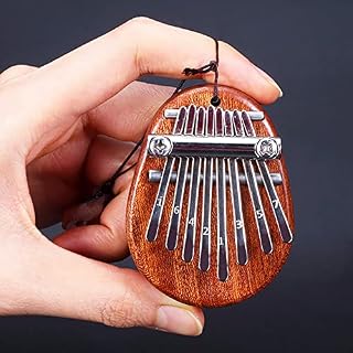 Kiwochy Mini piano pouce 8 touches Kalimba Marimba Mini piano doigt Kalimba avec cordon portable en bois massif doigt… - Les Beatles, Paul McCartney, John Lennon, RIngo Starr, George Harrison Kiwochy Mini piano pouce 8 touches Kalimba Marimba Mini piano doigt Kalimba avec cordon portable en bois massif doigt… – Image 3