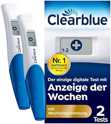 Clearblue Schwangerschaftstest Frühtest, Wochenbestimmung, 2 pregnancy test