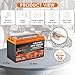 Enjoybot 6 Pack 12V 100Ah LiFePO4 Lithium Battery with 87.6V 10A Charger, 100A BMS Deep Cycle Battery with Low Temp Cut Off, Up to 6 in Series, Peak Current 350A for 72V Golf Cart, LSVs, UTVs, ATVs