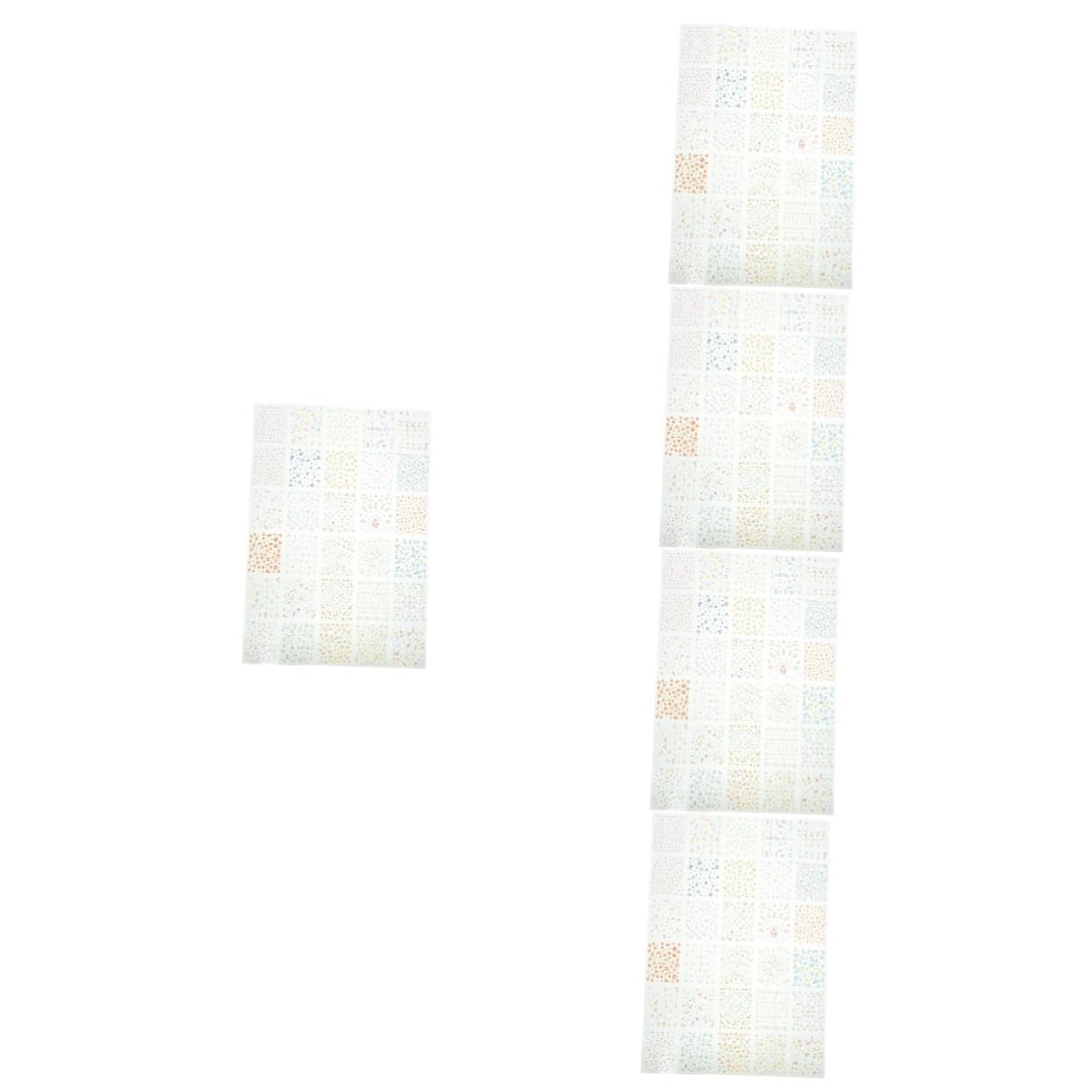 5 Set Set Adesivo Per Manicure Adesivi Per Unghie Fiori Unghia Uv Arte Adesivi Unghie Sticker Unghie Adesivi Per Fiori Per Unghie Ciondoli Per Unghie Etichetta 30 Fogli*5