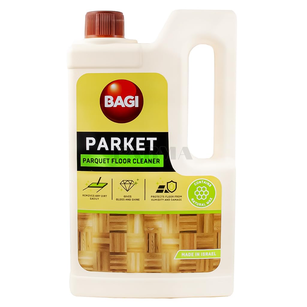 SHUMANIT Bagi Parquet Floor Cleaner 1000ml + Free Sponge