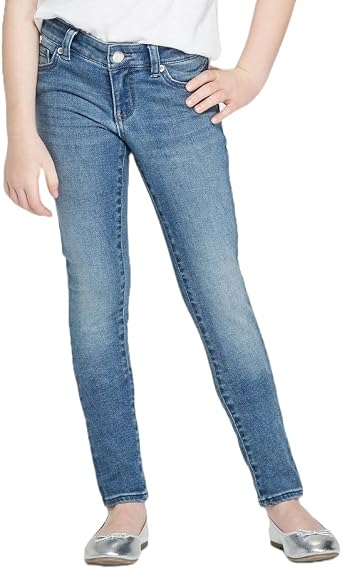 Cat & Jack Girls Mid-Rise Ultimate Stretch Skinny Jeans -