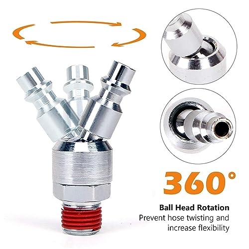 6PCS Swivel Air Hose Fittings - Image 4