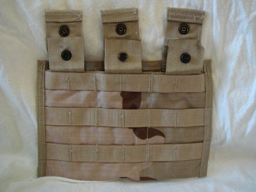 Military Surplus MOLLE II Desert Triple 3 Mag Ammo Pouch
