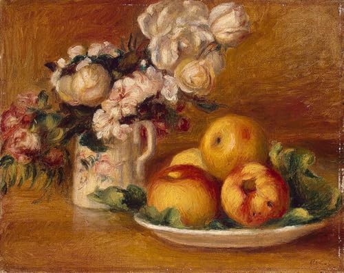 Décoration murale salon avec cette peinture à l'huile de Renoir