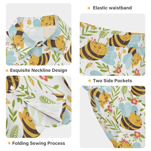Image of visesunny Little Boys Short Sleeve T-Shirt Beach Shirts for Kids Casual Shorts Set Summer Clothes Outfits