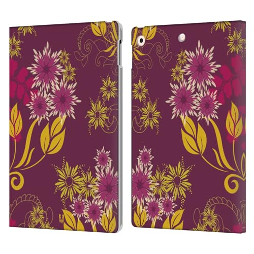 Étui iPad 10.2 compatible Apple cuir portefeuille Head Case Designs Mûre