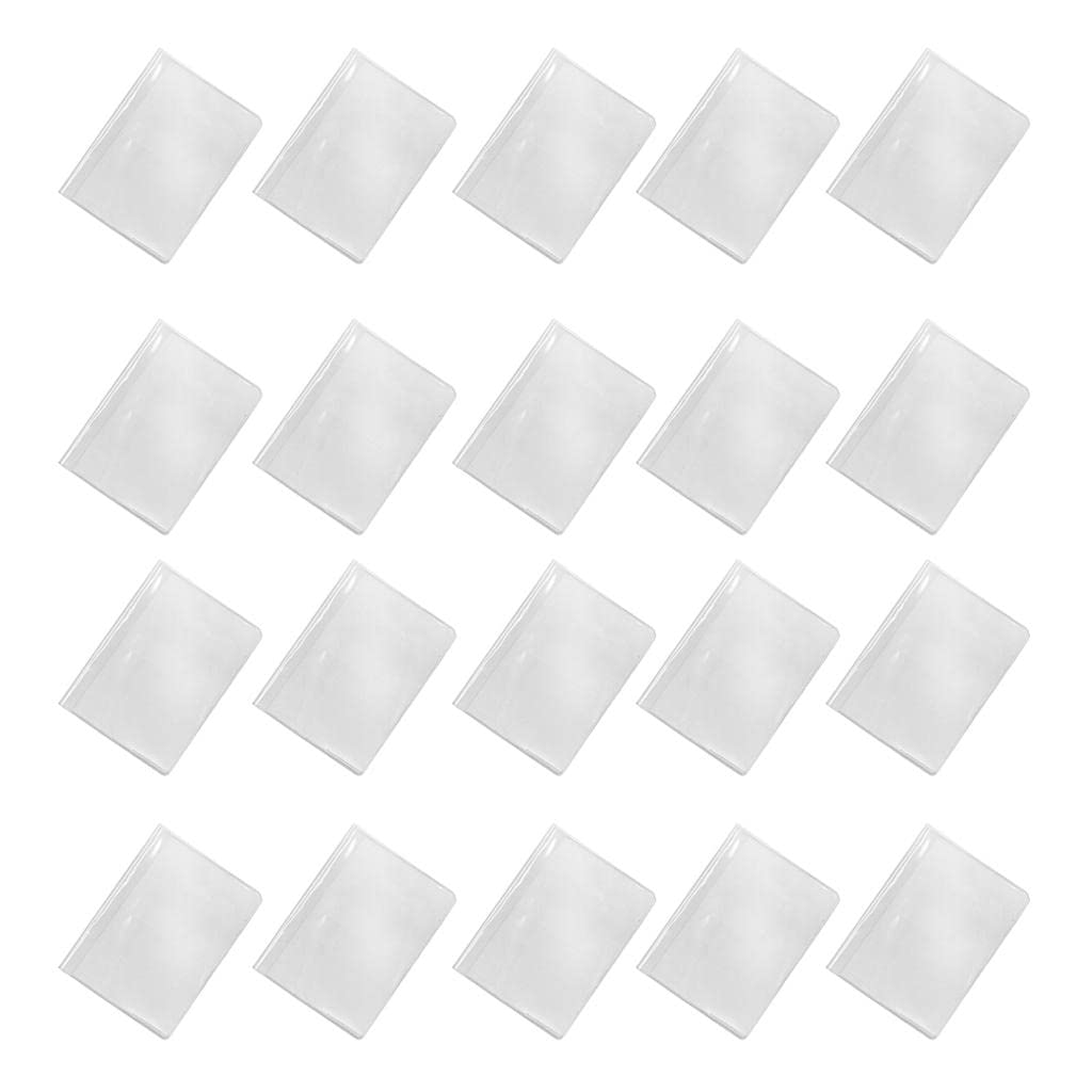 20Pieces Waterproof Passport Cover poly ID Card Protector Case Clear|Clothing Shoes & Accessories | Womens Accessories | ID & Document Holders-image-32