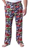 Marvel Mens' Avengers Unite Allover Character Loungewear Pajama Pants (M)