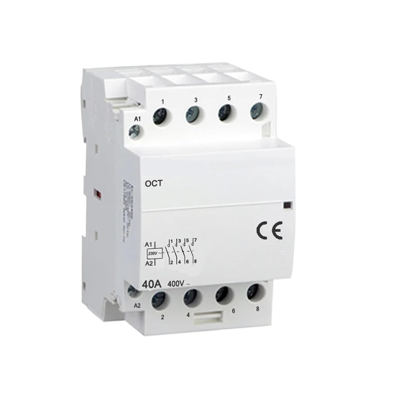 Contacteur AC 220V 230V 4P 40A 63A à faible bruit pour maison