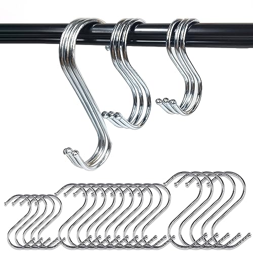 Ganchos S 10 Ganchos En Forma De S Metal Plateado Para Colgar