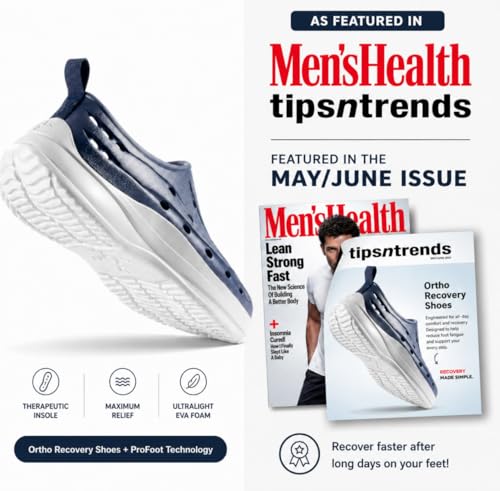 Image of Tommie Copper Ortho Recovery Shoes for Men & Women - Slip-Ons with Arch Support and Shock-Absorbing EVA Cushioning