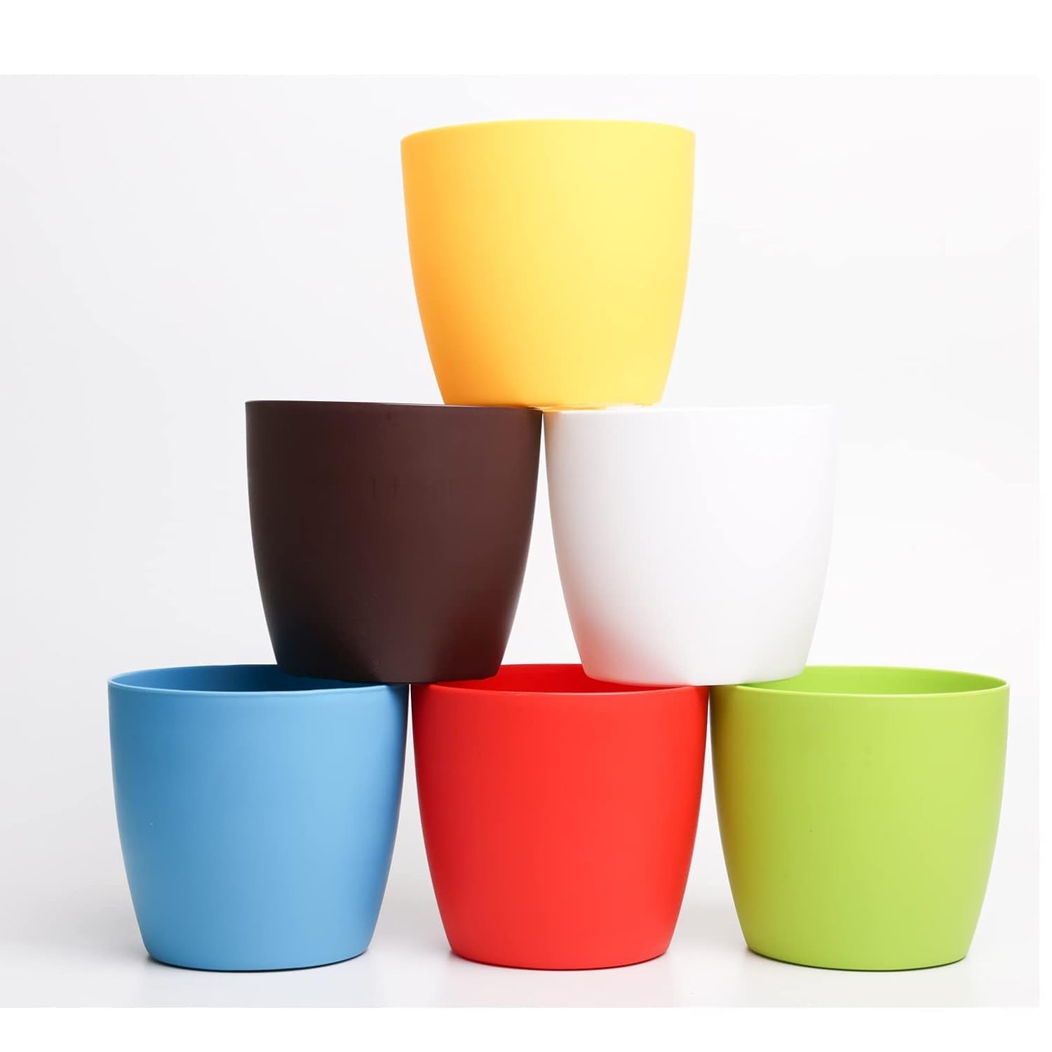 Virajsanchi Plastic Cool Pot 5 INCHES| Garden Planters forHome| Plant Container Set| Drip Trays Pots| Plastic Pots with Saucers, Multicolor | Flower Planters Pots for Balcony (Pack of 2) (B0DCGPZ31S) Amazon Price History, Amazon Price Tracker