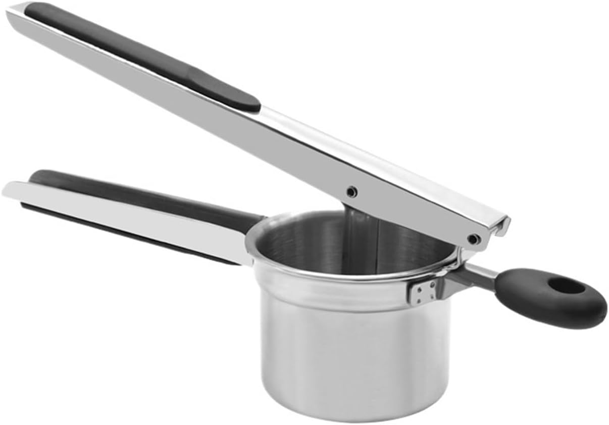 Manual Juicer Stainless Steel - Thickened Potato Masher Crusher, Multifunctional Potato Press & Fruit Juicer Kitchen Tool(29.5x9.3x14.5cm)