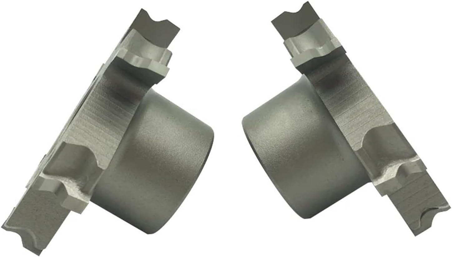 1PAIR (L+R) 63.5 * 15*H11*6Z Style Fine Trimming Cutters Profile Trimming Knifes for Edge Banding Machine(63.5x15xH11x6Z R1.5)