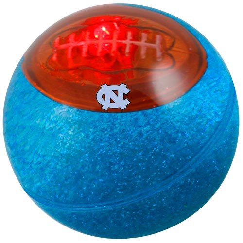 NCAA North Carolina Super Ball, 3-Inch, Clear