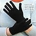 GLEDLOVES 3 Pairs Winter Magic Gloves Adults Warm Stretchy Unisex Black Men Women Teens Magic Knit Gloves- One Size Fits Most