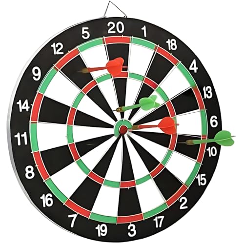 Image of Mini Steps Premium Magnetic Dartboard for Kids - 15-Inch Dart Game Set with 4 Darts, Indoor & Outdoor Fun for Boys & Girls