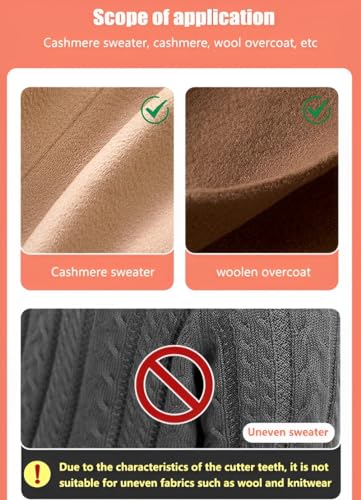 Redreo Fusselrasierer Tierhaarentferner Tragbarer Fusselentferner Lint Remover, Fusselbürste Kleiderbürste für Sweater Woven Coat, Teppich, tierhaar