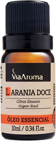 Óleo Essencial Laranja Doce Via Aroma – 10 ml